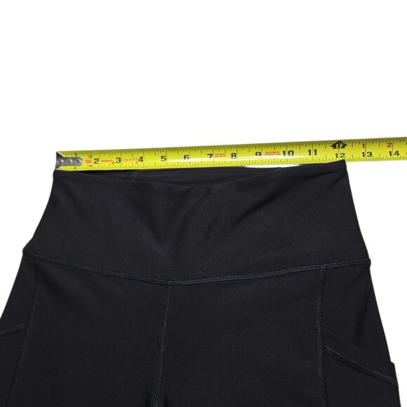 Old Navy Leggings Womens Small Black Active Powersoft High Rise Go Dry Pockets - Picture 4 of 12